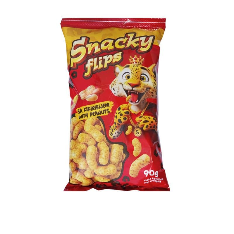 Snacky flips kikiriki 90g#25