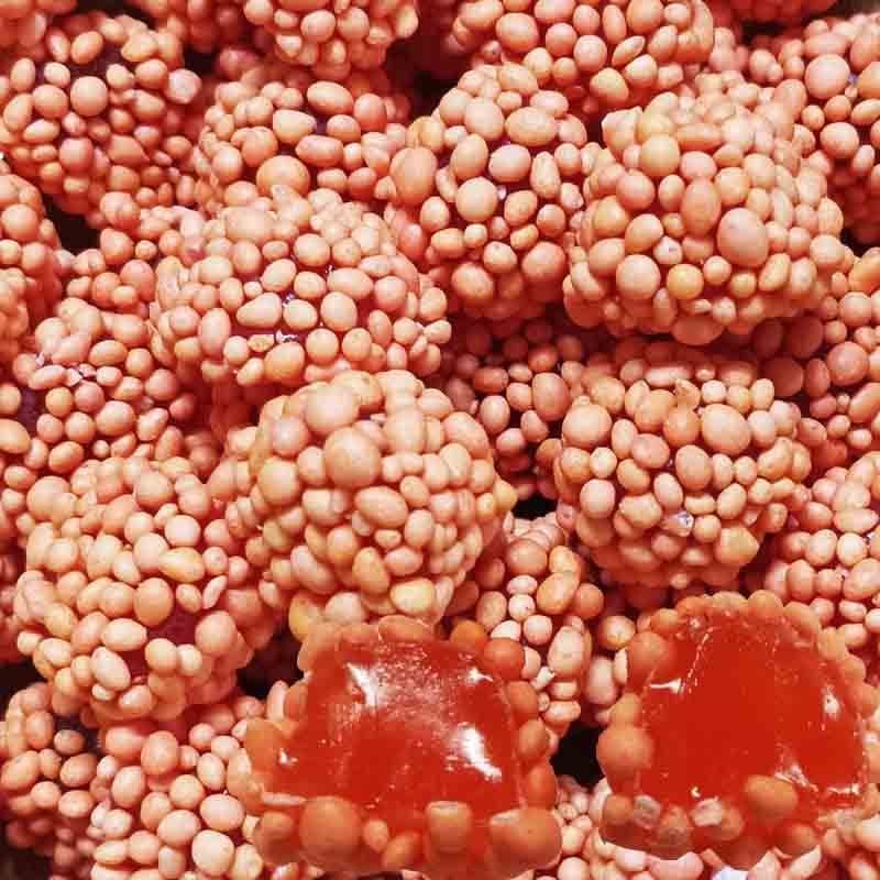 CRUNCHY SPICY DRACONIDS B 1kg  punjenje sa okusom čilija ,posute hrskavim granulama